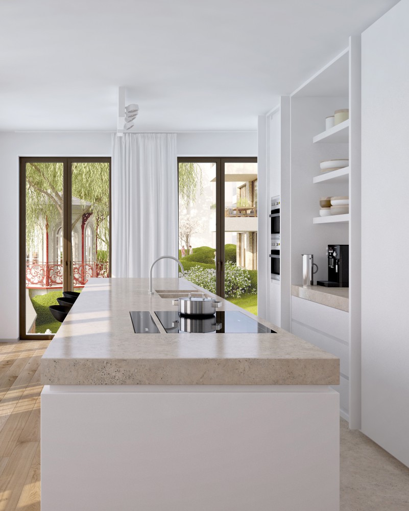 keuken appartement Leiekouter